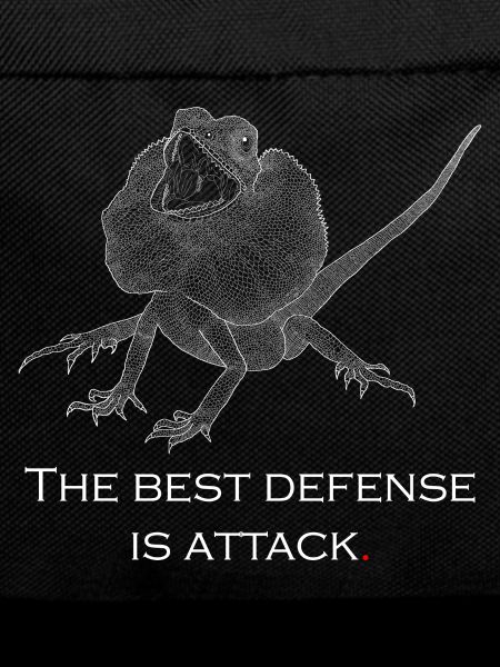 The best defense is attack