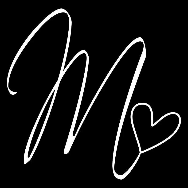 Letter M Letter-M Calligraphy