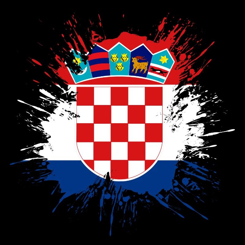 Drapeau de la Croatie Adriatique Zagreb Drapeau croate