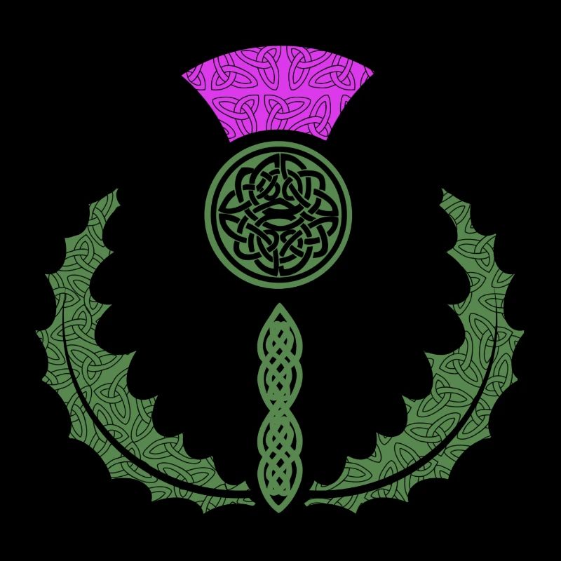 Celtic Knotwork Thistle