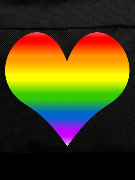 Rainbow heart