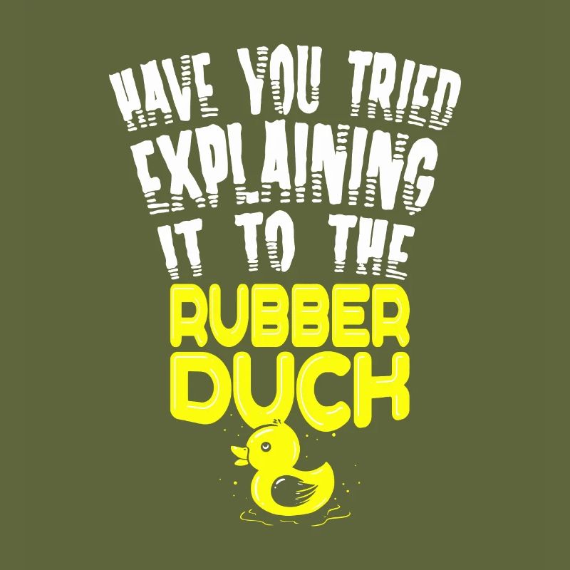 IT Nerd Programmer Developer Humor Rubber Duck
