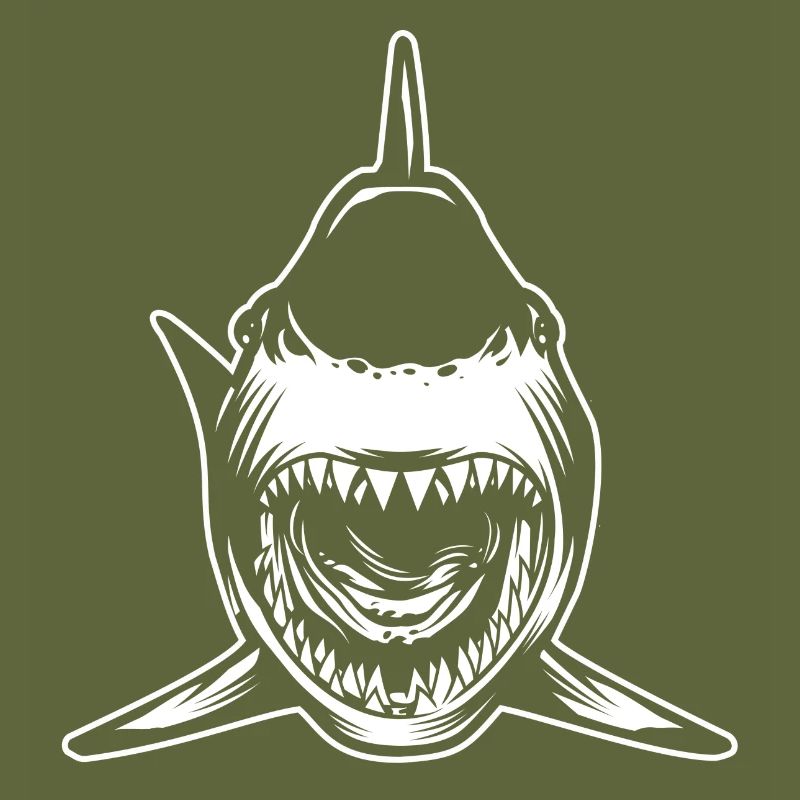 Requin gueule ouverte