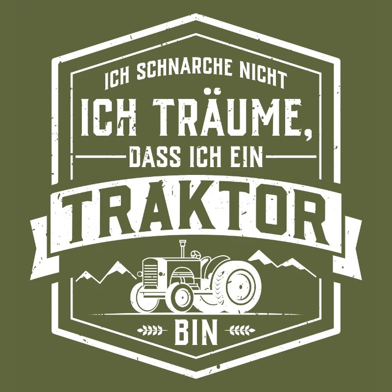 ...Ich träume, dass ich ein Traktor bin