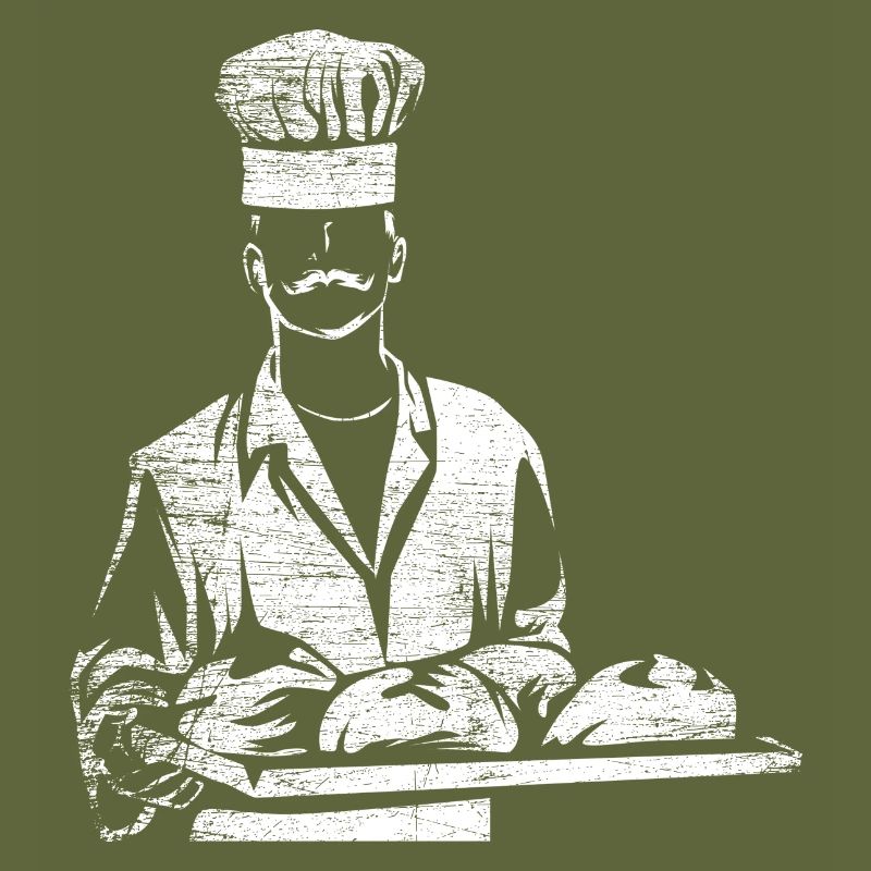 Baker baking