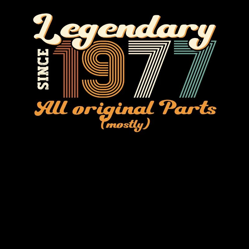 Original vintage 1977 45th birthday gift