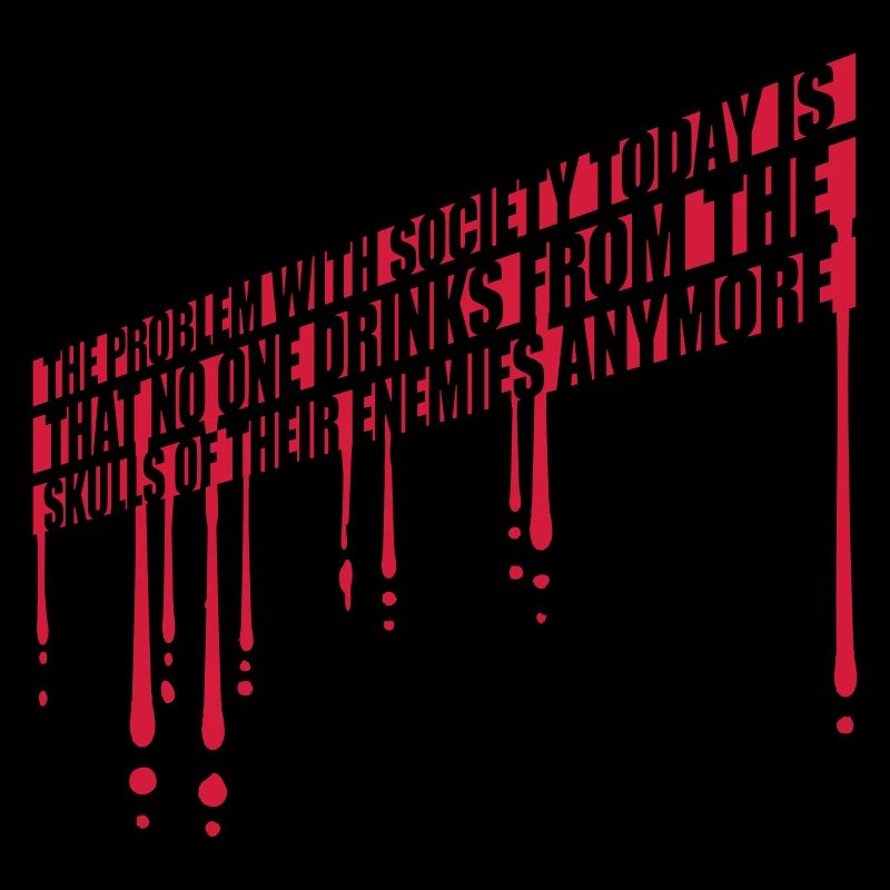 drinks from enemies skulls