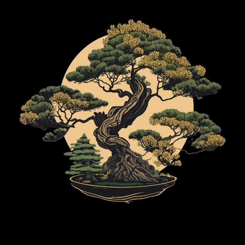 Formschöner Bonsai-Baum