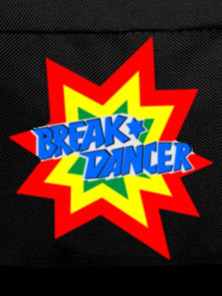 Lively breakdancer motif design