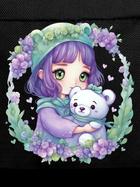 Fairy with teddy bear
