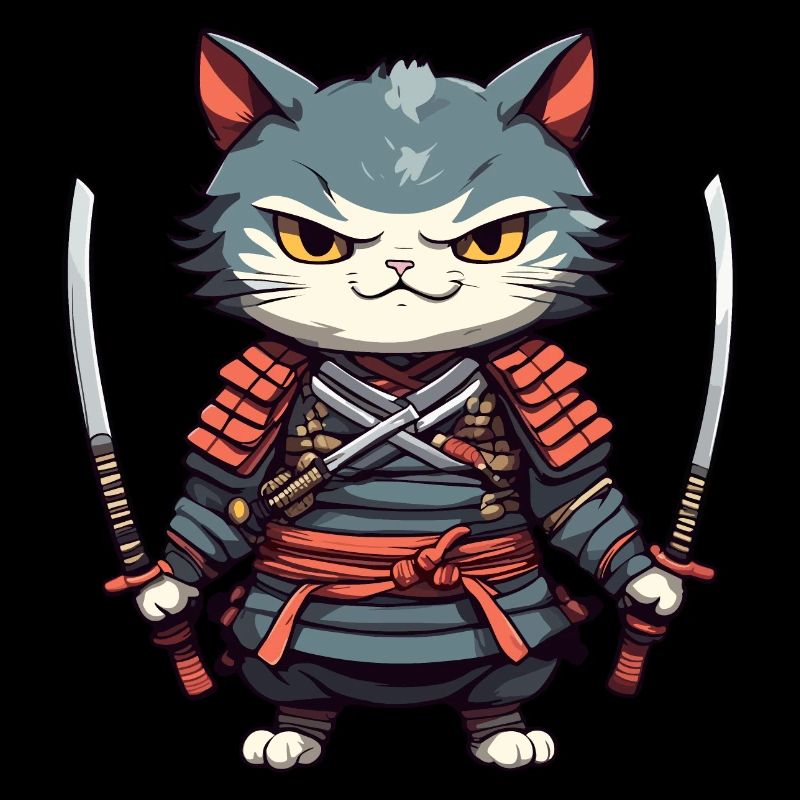 Chat samouraï #35