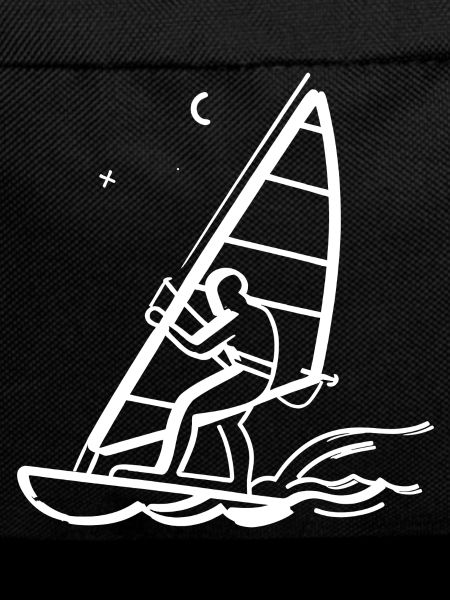 Windsurfen Line Art