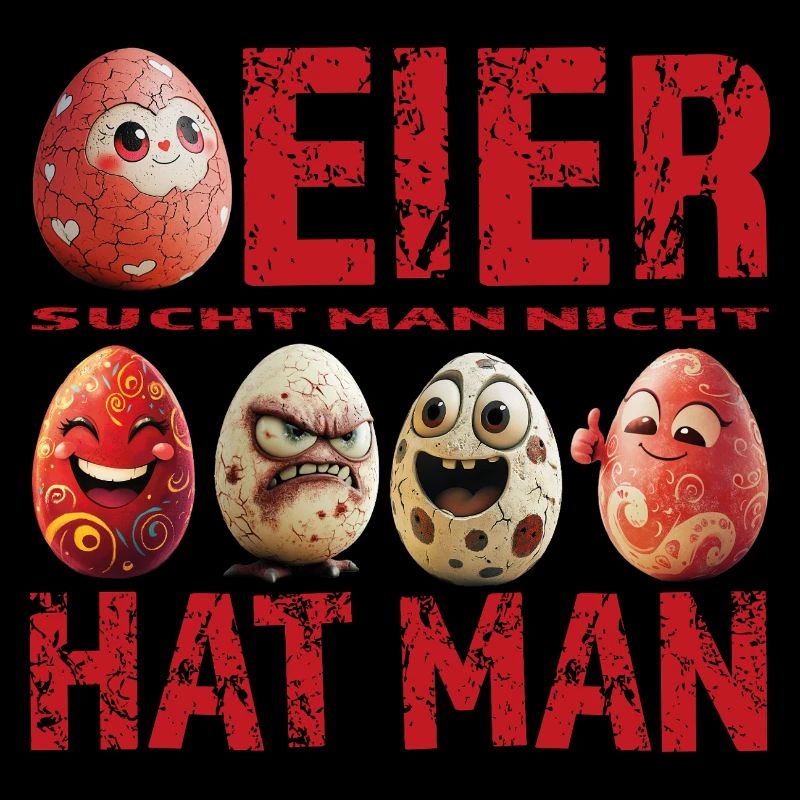 Eier sucht man nicht – Eier hat man – Red Edition
