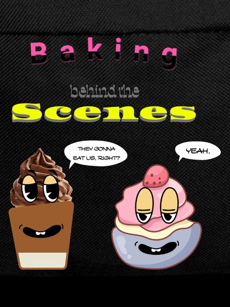 Baking Behind the Scenes Cartoon Design