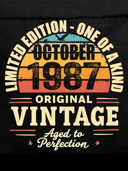 Retro October 1987 - birthday october 1987