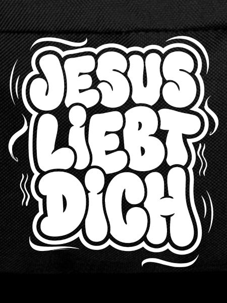 Jesus Loves You Bubblig Lettering