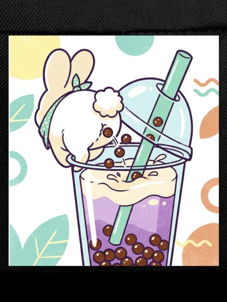 Cute Bunny Funny Boba Bubble Tea