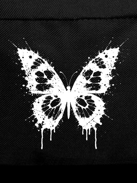 Schmetterling in Spritzern