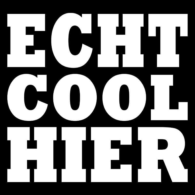 Echt cool hier