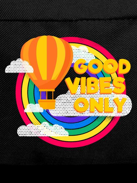 Balloon & Rainbow (Good Vibes)