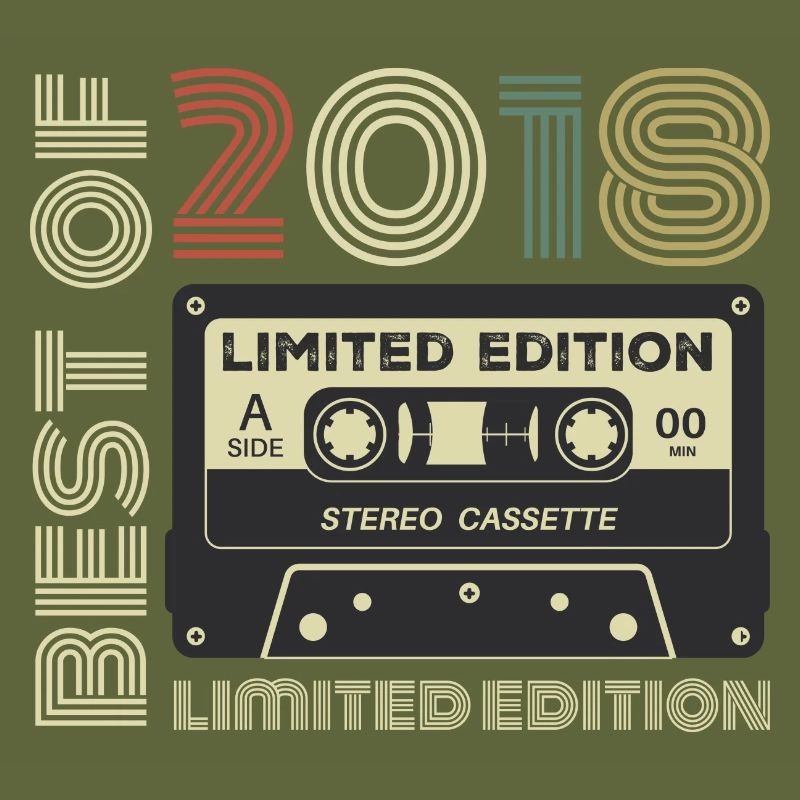 Millésime 2018 - cadeau d’anniversaire rétro 2018