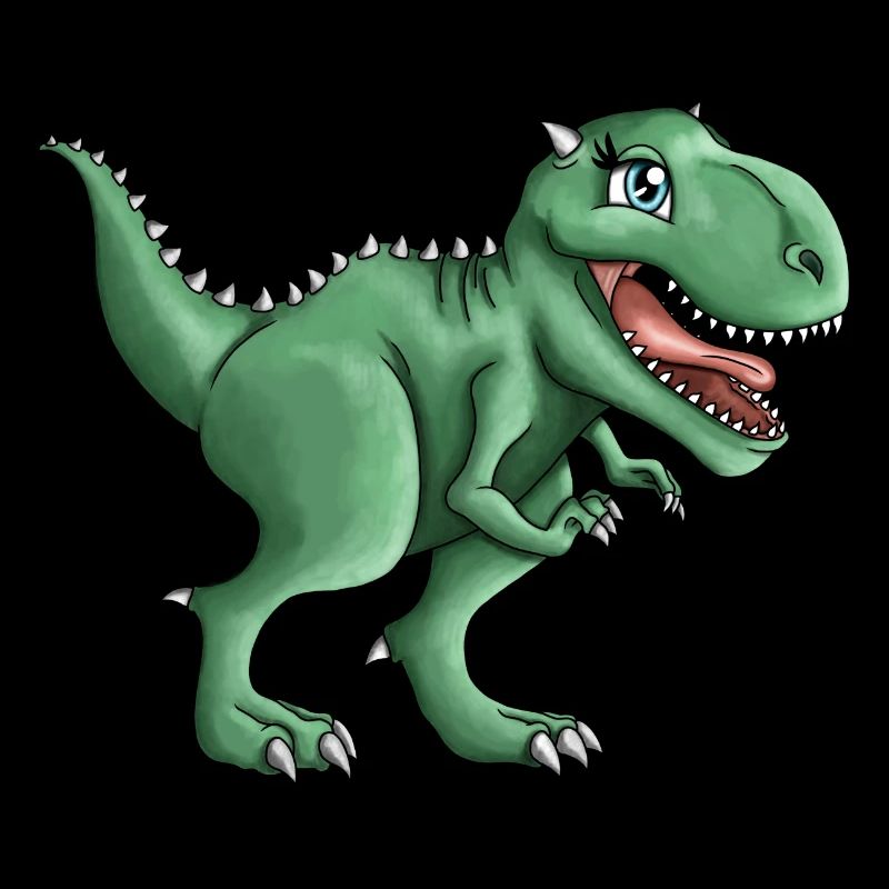 T-rex Tyrannosaurus Rex Dino Illustration