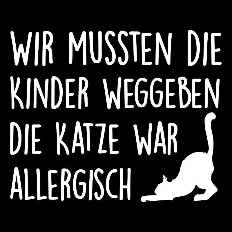 Innere Katze lustiger Spruch Kinder abgeben