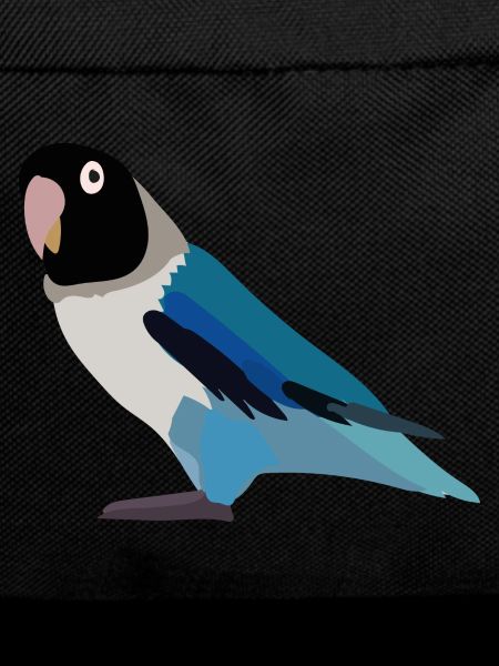 Parrot black blue