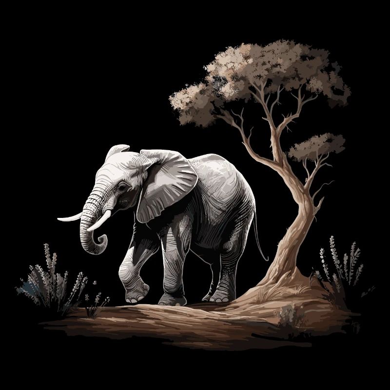 Elefant Afrika Asien Tier