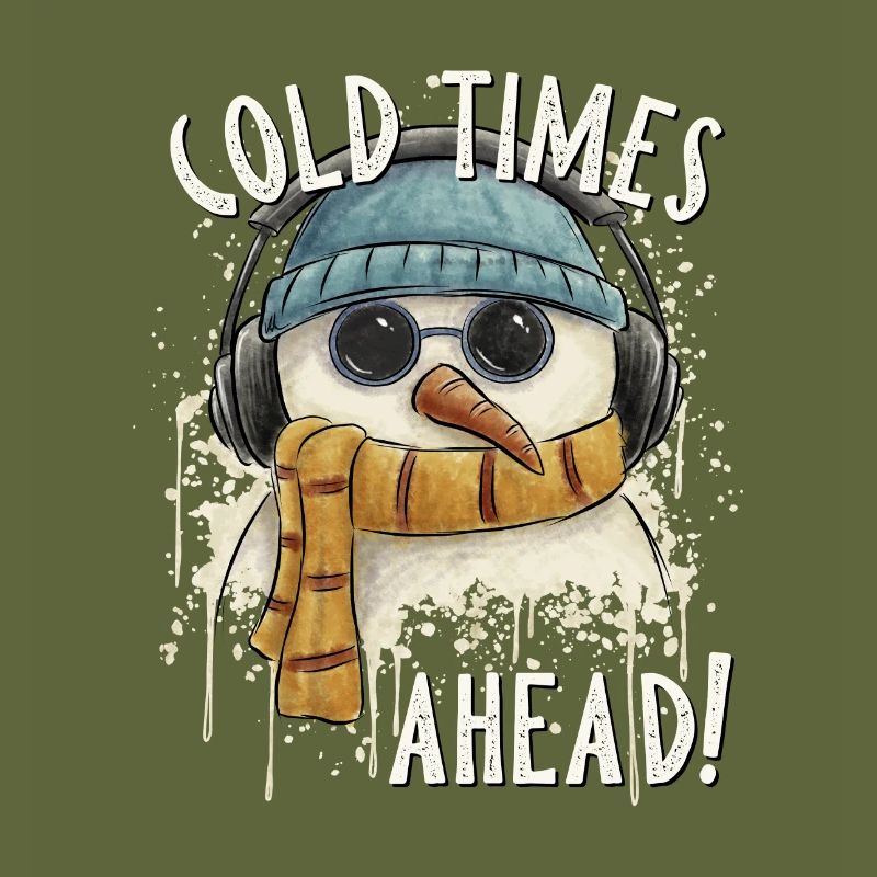 It's getting cold, folks! Ironically cool snowman