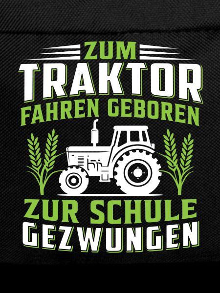 Zum Traktor fahren