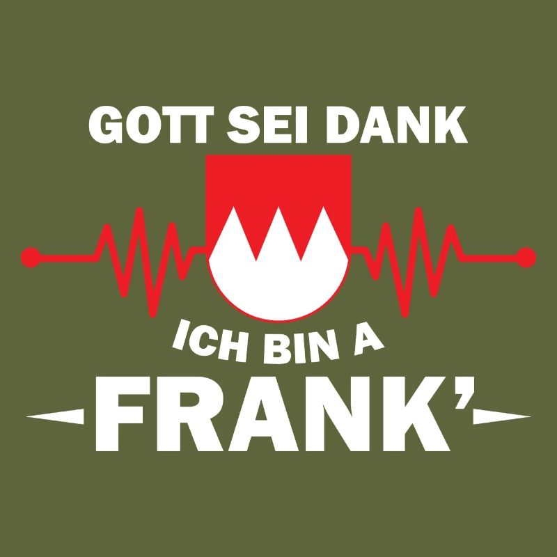 Gott sei Dank ich bin ein Frank Geschenk Design