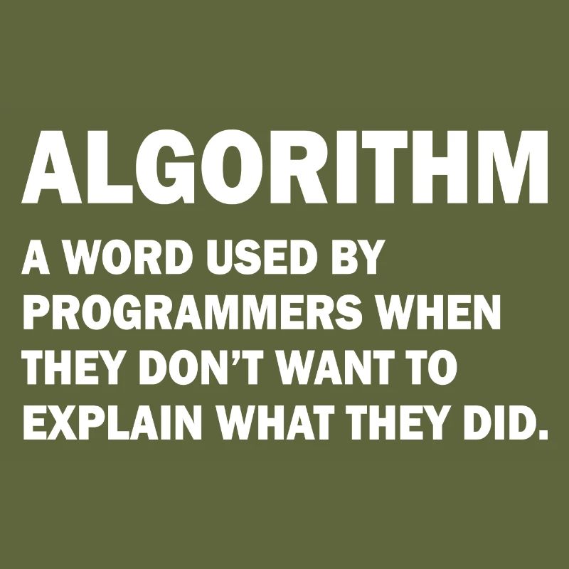 Algorithm Admin Informatik Nerd Programming