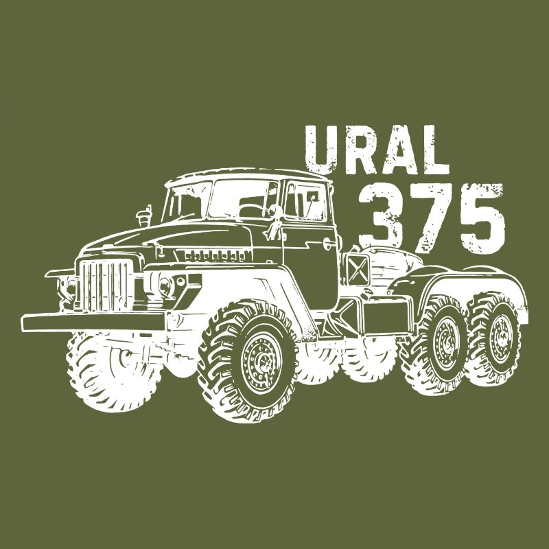 Ural 375 Driver Soviet Profession USSR