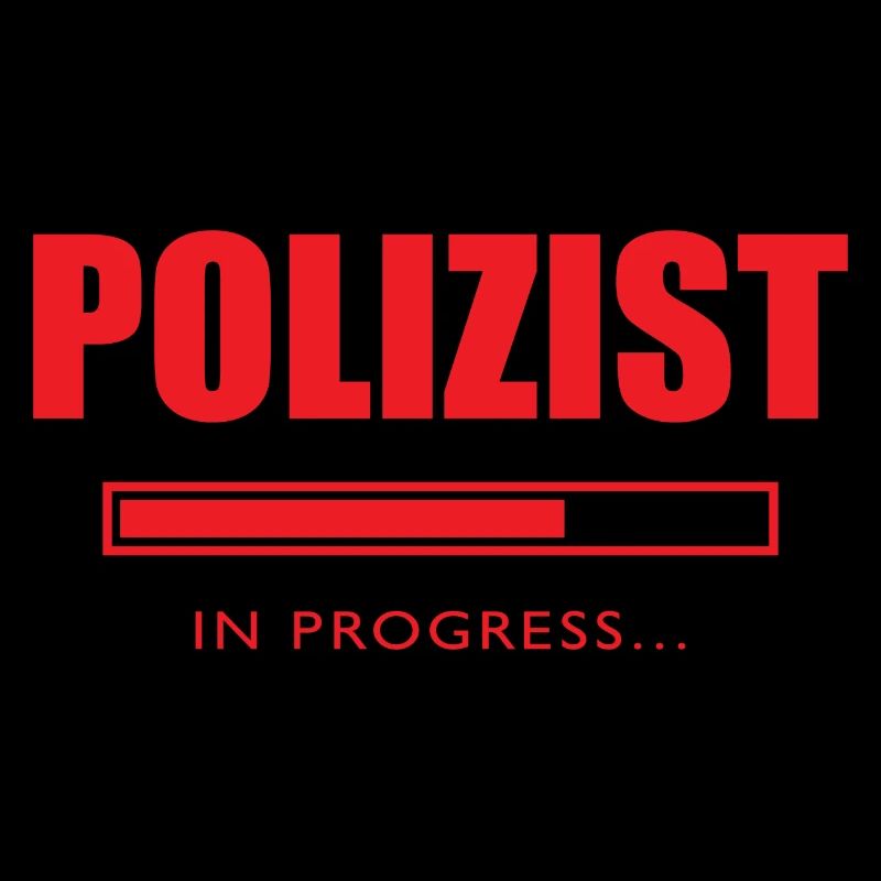 Polizist in progress Geschenk Polizei