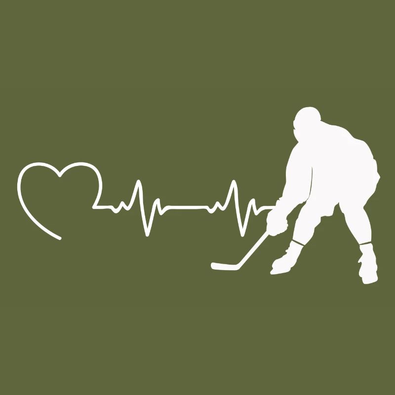 Eishockey im retro oder vintage Style für Kinder