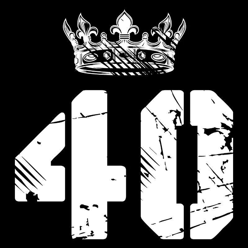 40 Zahl Krone