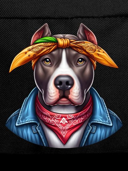 Cute Pitbull Rap Artist