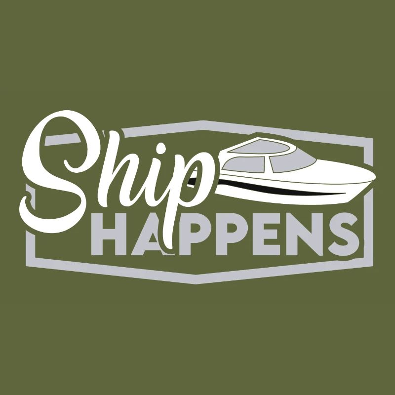 happens Boot Ship Segeln Spruch