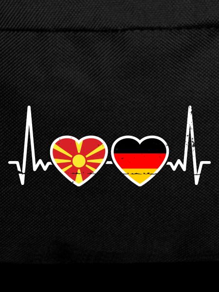 North Macedonia Germany Flag