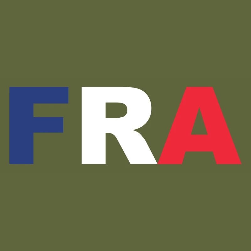 France Flag ISO Code FRA EU