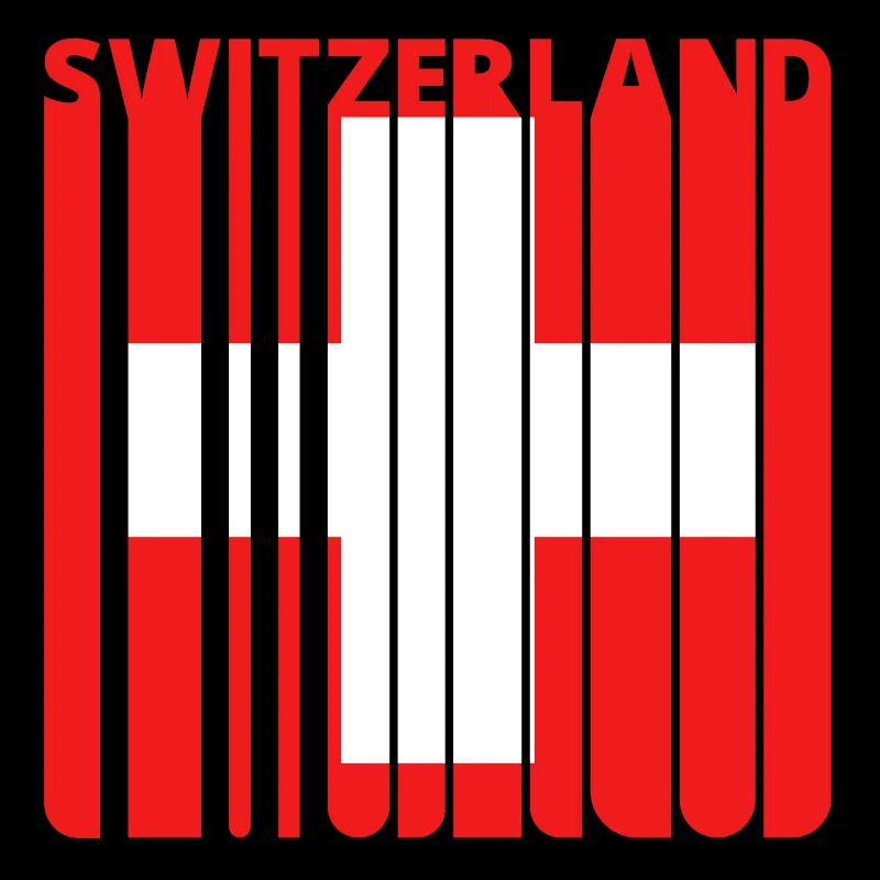 Vintage Schweiz. Schweizer Flagge. Schweizer Cross.Sport