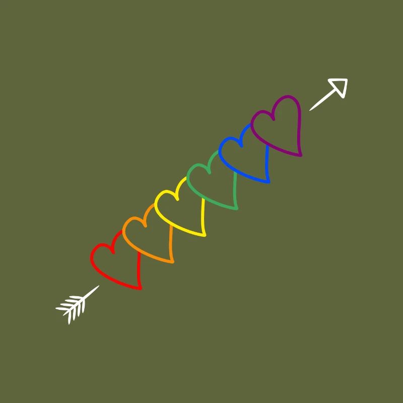 Arrow rainbow LGBT