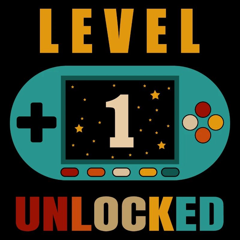 Stufe 1 entsperrt. 1. Geburtstag