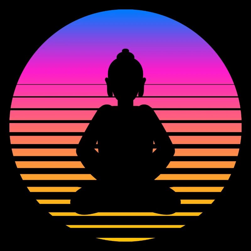 Buddha Retro Buddha Yoga Buddhismus