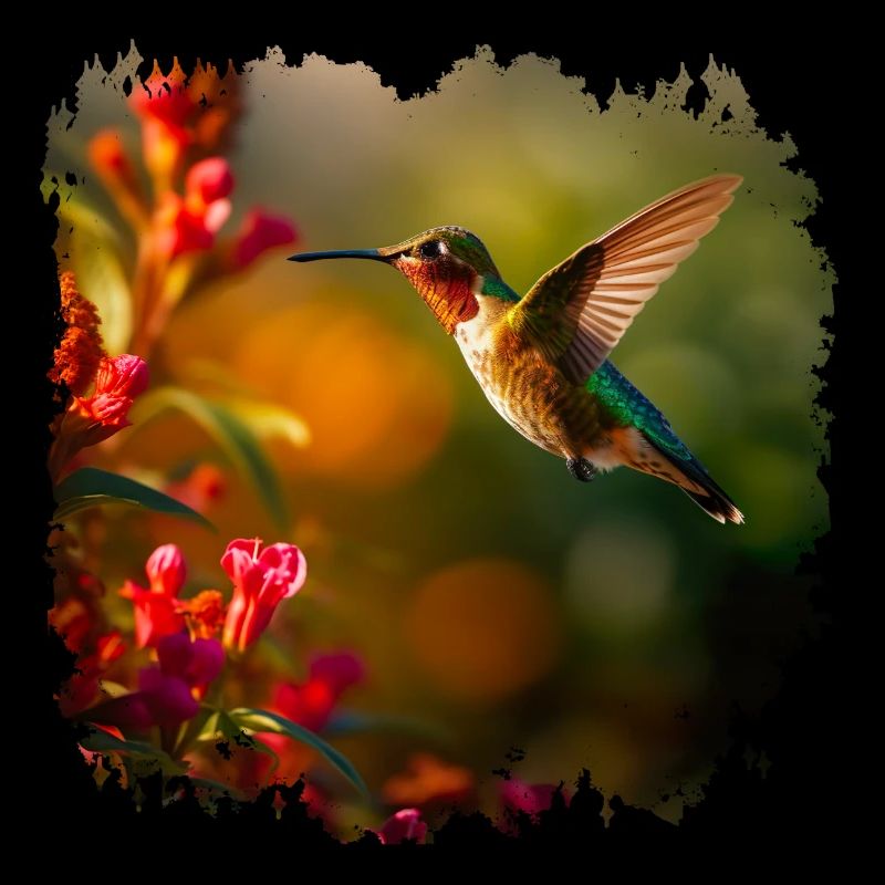 Les colibris ont besoin de fleurs
