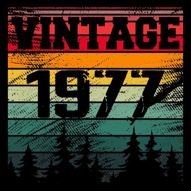 1977 Vintage Geburtstagsgeschenk 1977 Retro