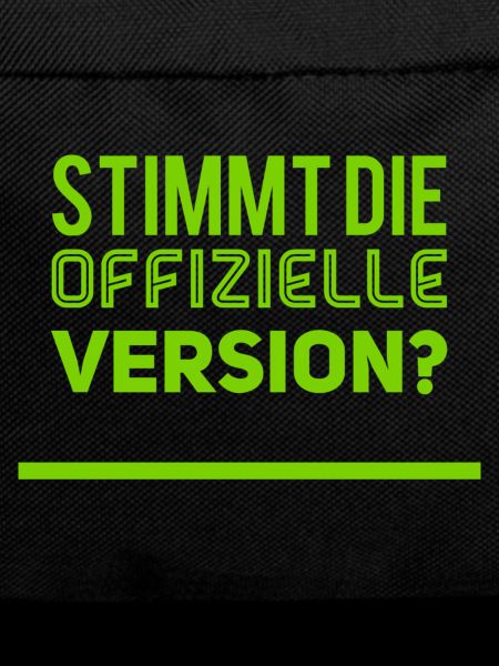 stimmt die offizielle Version