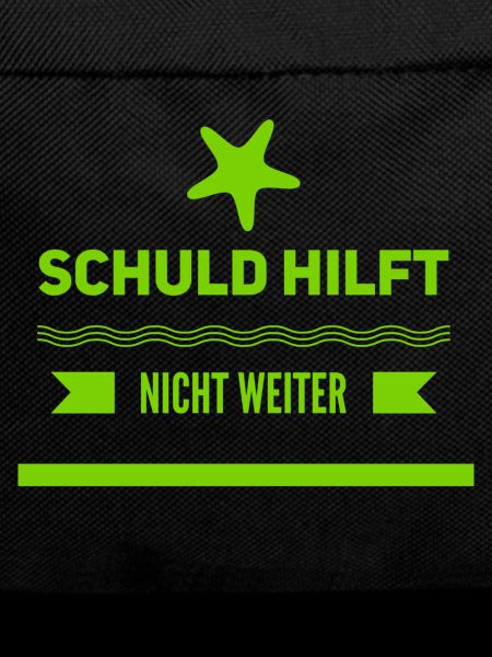 Schuld hilft nicht weiter