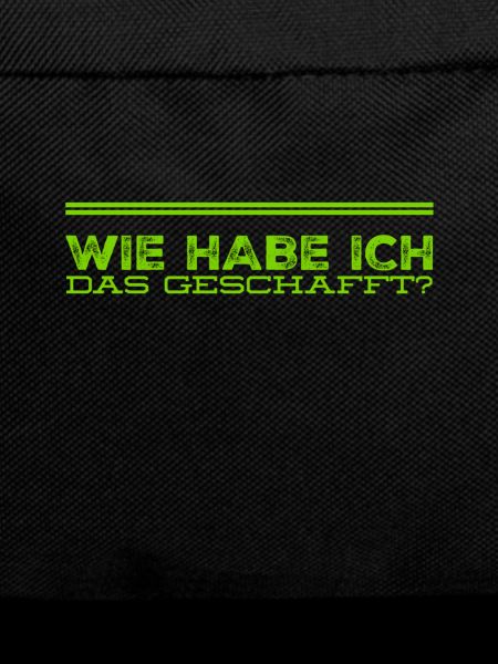 geschafft